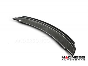 Chevrolet Camaro Rear Spoiler - Carbon Fiber - Type Z28 - w/ Adjustable Wicker Bill
